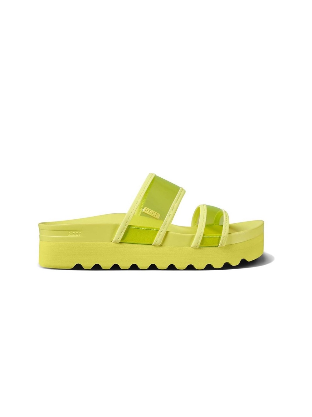Reef Platform Slide Sandal - Lime Green